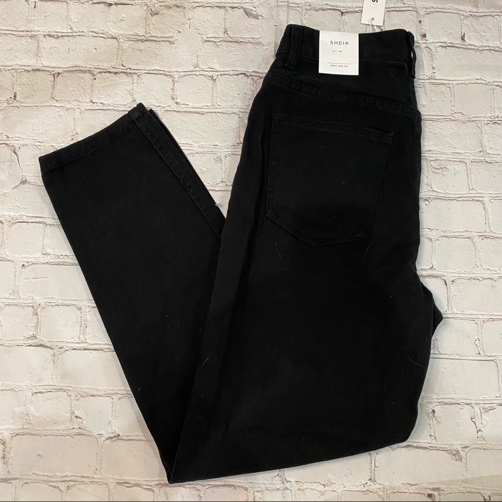 New SHEIN Ankle High Rise‎ Skinny Black Jeans
